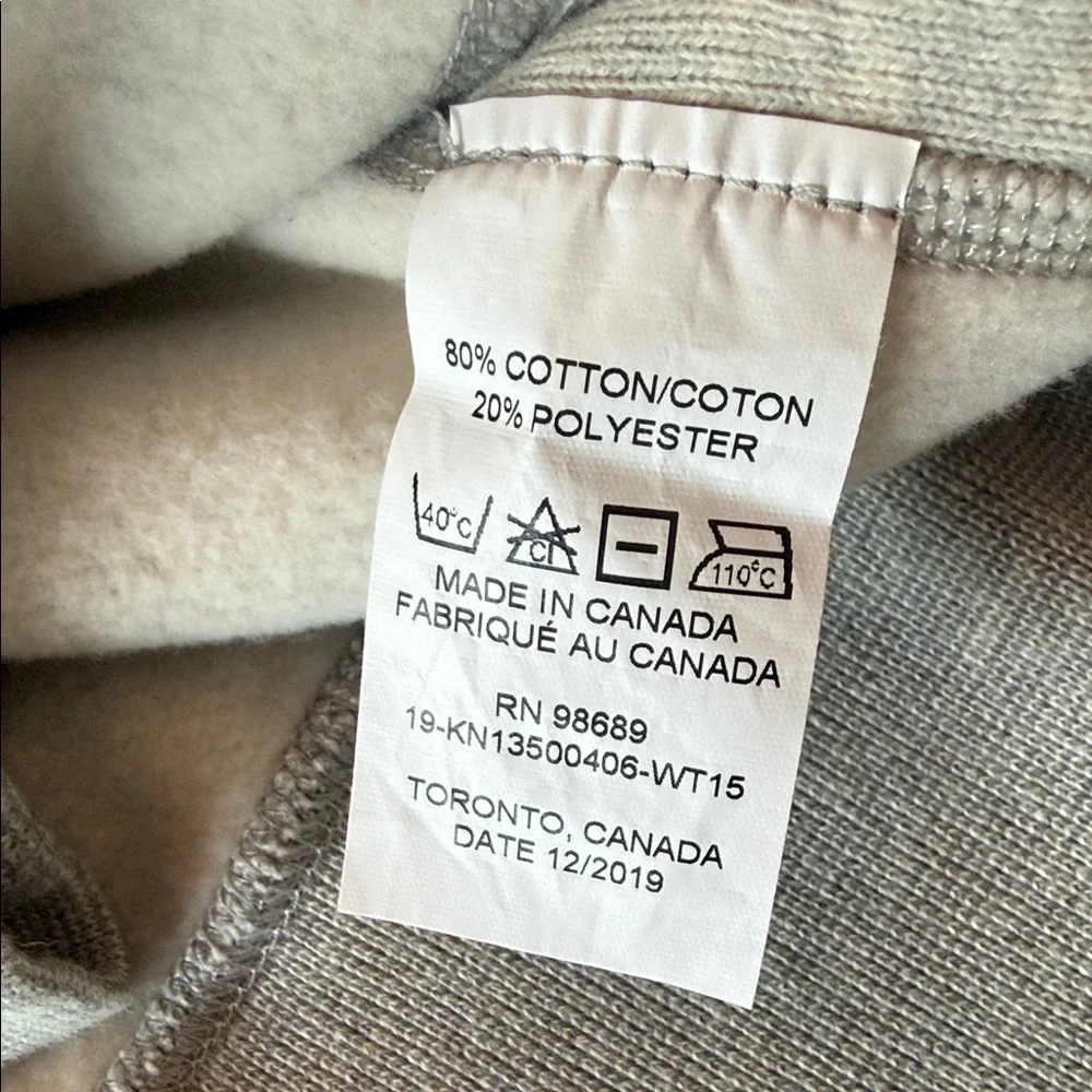 Todd Snyder x Champion Light Gray Men's Zip-Up Sweatshirt